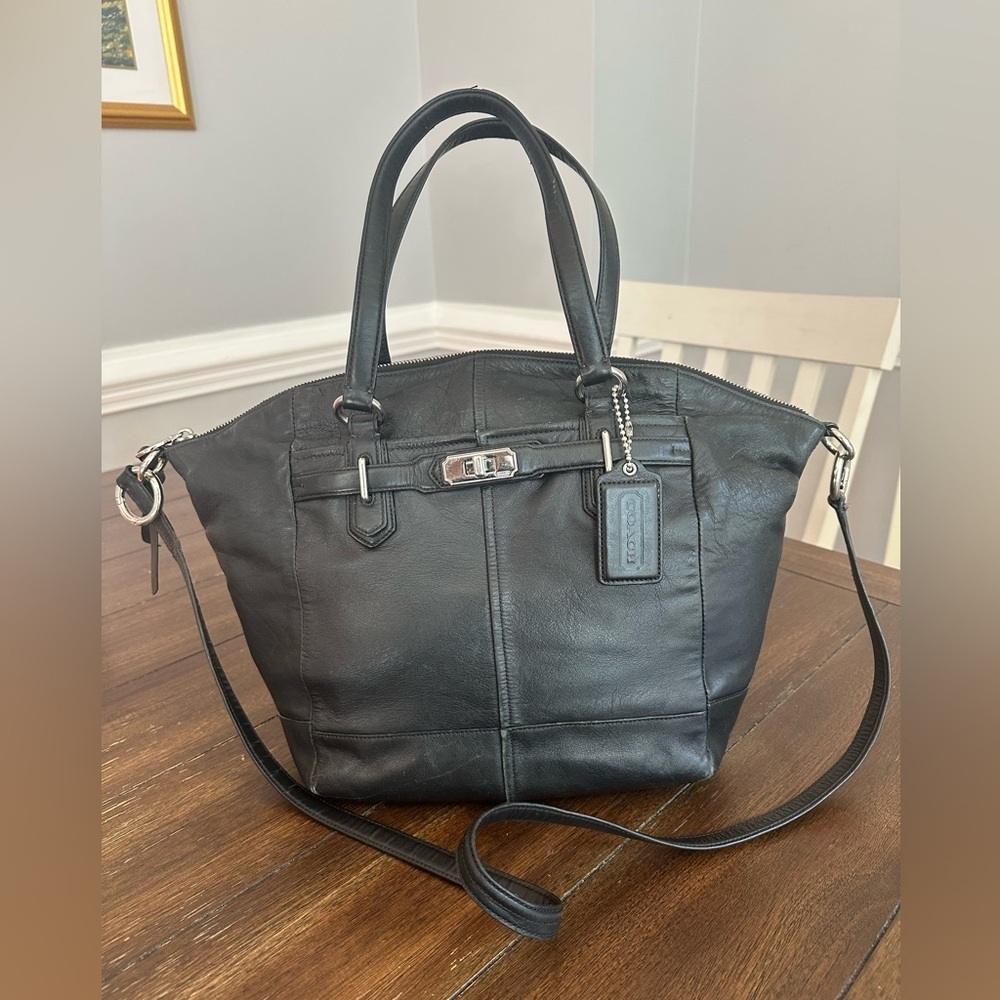 Coach leather satchel